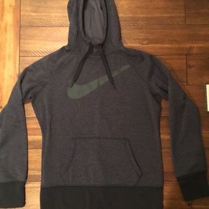 Fleece lined Nike hoodie in black
